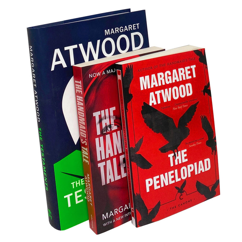 Margaret Atwood Collection 3 Books Set (The Handmaid's Tale, The Testaments [Hardcover], The Penelopiad)