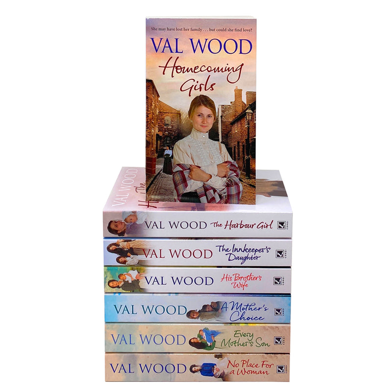Val Wood 7 Book Paperback Collection | Historical Fiction, Women's Literature, Inspirational Novels, Storytelling |Bestsellers Set | Perfect Book Gift