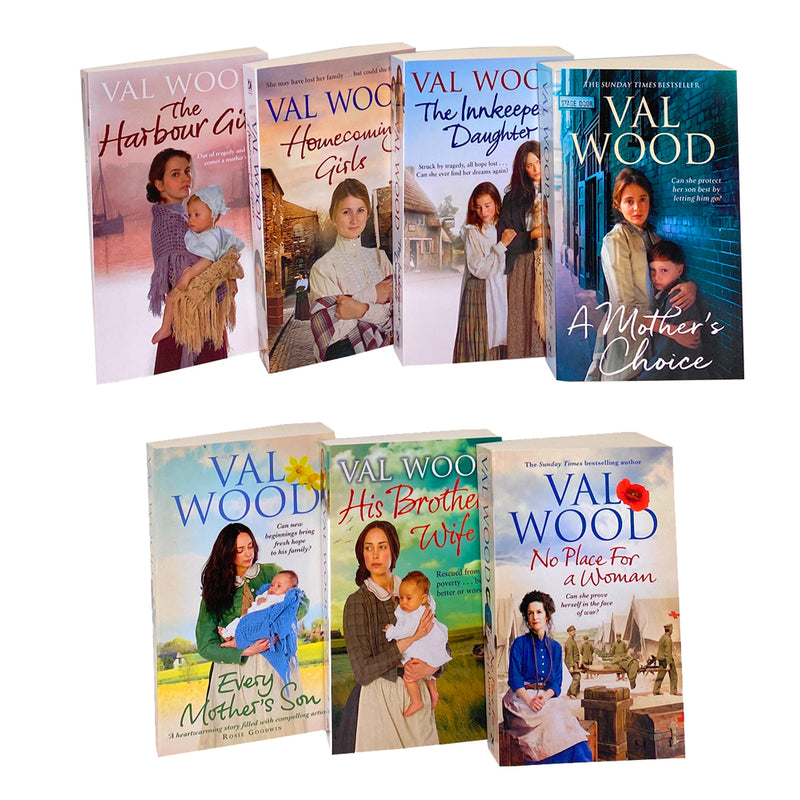 Val Wood 7 Book Paperback Collection | Historical Fiction, Women's Literature, Inspirational Novels, Storytelling |Bestsellers Set | Perfect Book Gift