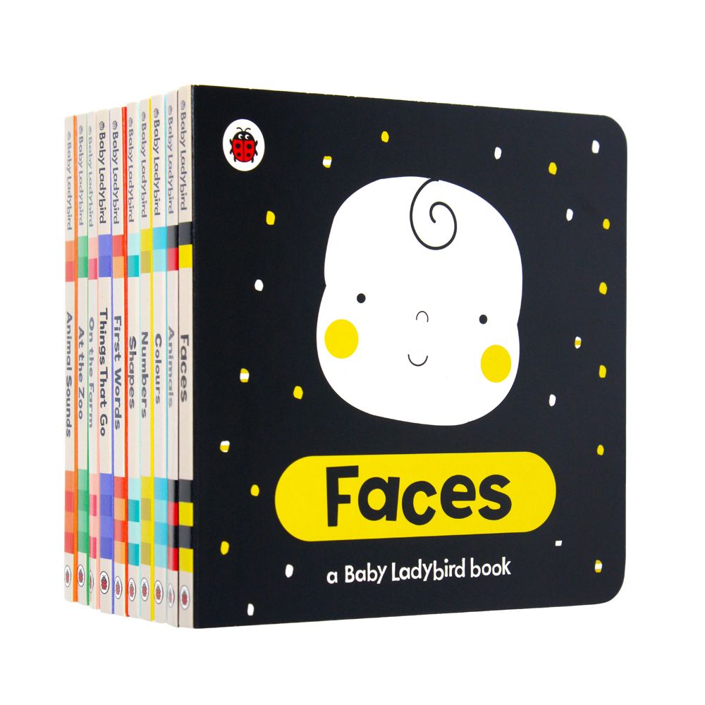 A Baby Ladybird Library 10 Book Set – Early Learning Board Books, Baby Reading, Educational Children's Series, Toddler Picture Book Collection