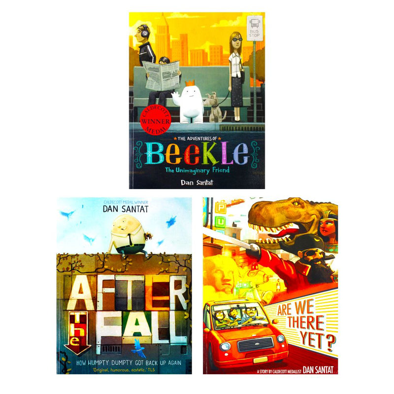 Dan Santat 3 Books Collection Set (Adventures Of Beekle Unimaginary Friend, Are We There Yet?, After the Fall)