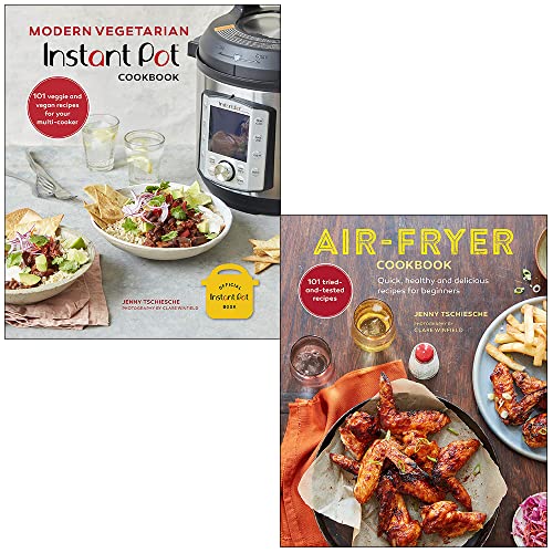 Jenny Tschiesche Collection 2 Books Set (Modern Vegetarian Instant Pot Cookbook, Air-Fryer Cookbook)