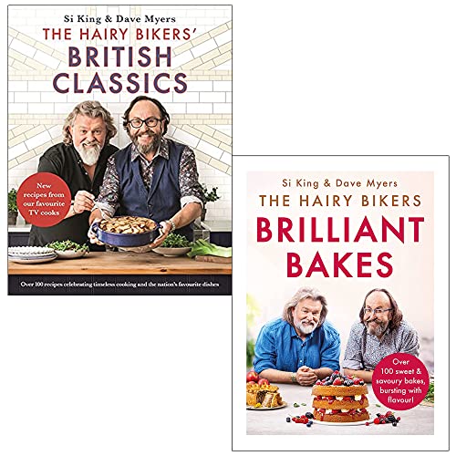 The Hairy Bikers Collection 2 Books Set (British Classics & Brilliant Bakes)