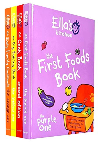 Ella's Kitchen Cookbook Collection 4 Books Set (Hardback)