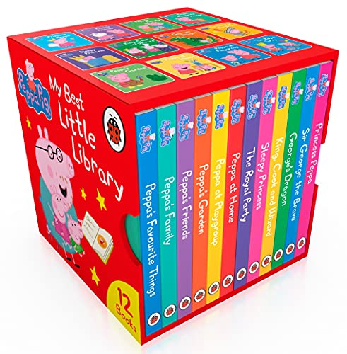Peppa Pig My Best Little Library Box-Set 12 book Collection