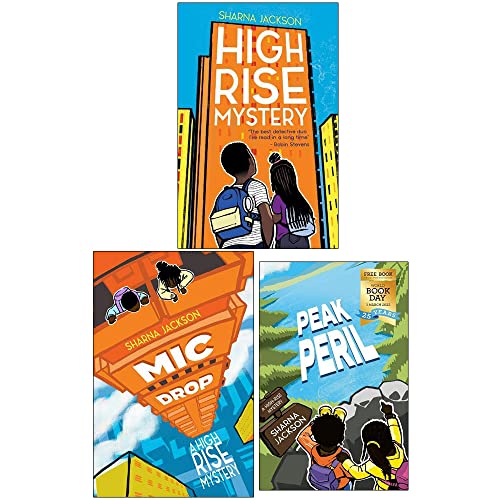 High-Rise Mystery Sharna Jackson Collection 3 Books Set (High-Rise Mystery, Mic Drop, Peak Peril World Book Day)