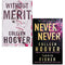 Colleen Hoover Collection 2 Books Set (Without Merit, Never Never)