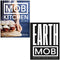 Photo of Mob Kitchen and Earth Mob 2 Book Set by Ben Lebus on a White Background