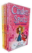 Cinders and Sparks Series 3 Books Collection Set By Lindsay Kelk ( Magic at Midnight, Fairies in the Forest, Goblins and Gold )
