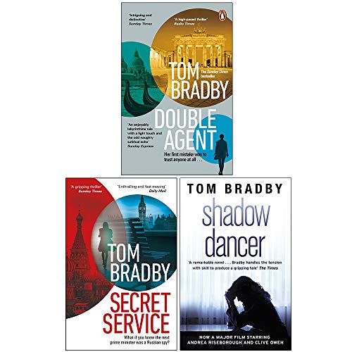 Tom Bradby Collection 3 Books Set (Double Agent, Secret Service, Shadow Dancer)