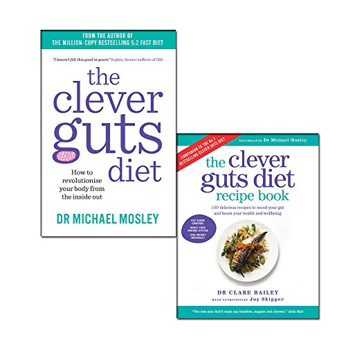 Clever Guts Diet Recipe 2 Books Collection Set By Michael Mosley & Clare Bailey