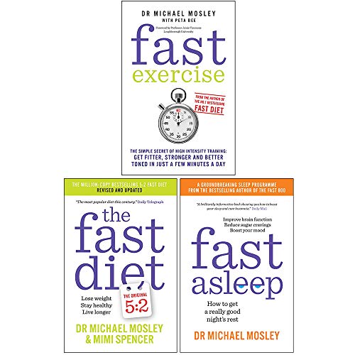 Photo of Dr Michael Mosley 3 Books Set on a White Background