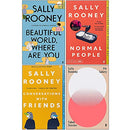Sally Rooney Collection 4 Books Set (Beautiful World Where Are You , Normal People, Conversations with Friends, Mr Salary)