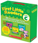 First Little Readers: Guided Reading, Level C: 25 Irresistible Books That Are Just the Right Level for Beginning Readers