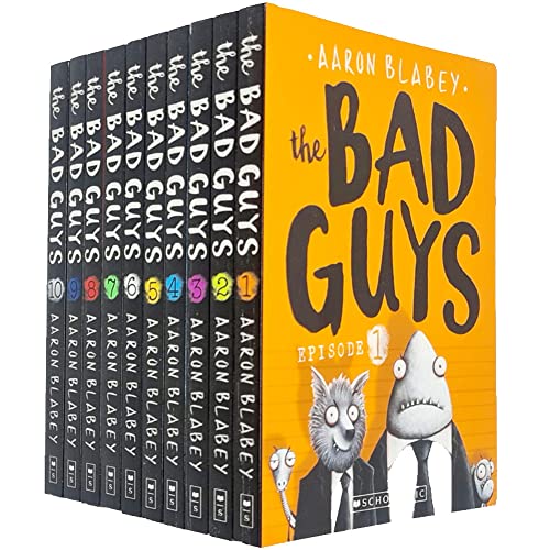 The Bad Guys Episodes 1-10 Collection 10 Books Set By Aaron Blabey