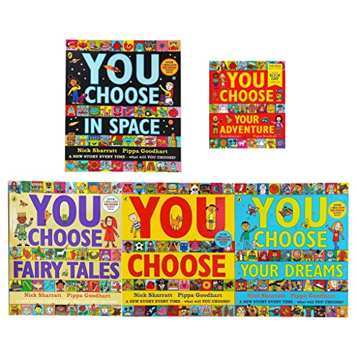 You Choose Series with World Book Day 2023: 5 Books Collection Set by Pippa Goodhart and Nick Sharratt