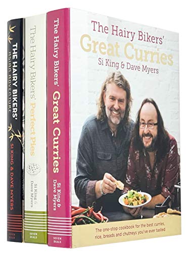 Hairy Bikers Collection 3 Books Set (Great Curries, Perfect Pies, Asian Adventure)
