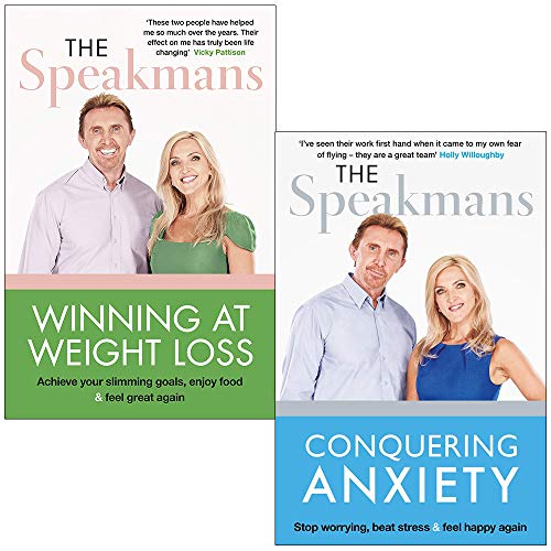 Winning at Weight Loss, Conquering Anxiety 2 Books Collection Set By Nik Speakman & Eva Speakman