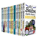 Agatha Raisin Series 14 Books Collection Set By M C Beaton (Curious Curate,Day The Floods Came,Fairies Of Fryfam,Witch Of Wyckhadden,Vicious Vet,Terrible Tourist,Love from Hell,Quiche Of Death & More