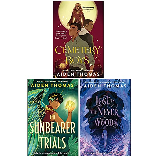Aiden Thomas Collection 3 Books Set (Cemetery Boys, The Sunbearer Trials, Lost in the Never Woods)