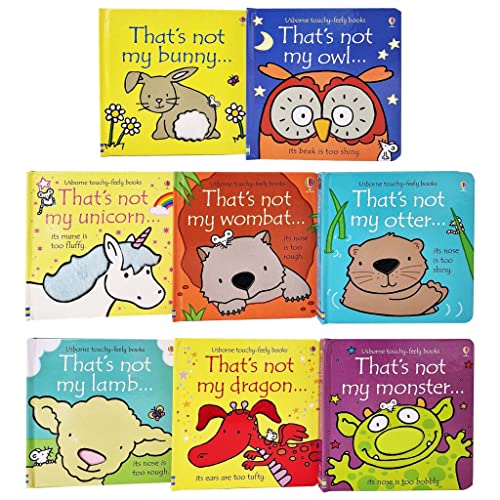 That's not my Animal Series 8 Books Collection Set by Fiona Watt (That's not my bunny..., That's not my monster..., That's not my dragon..., That's not my lamb..., That's not my owl..., &  More!)