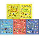 Usborne My First Books 5 Set (Hardcover) by Felicity Brooks| Feelings, Families, Diversity, Friends, Worries| Children's Emotions, Learning, Education