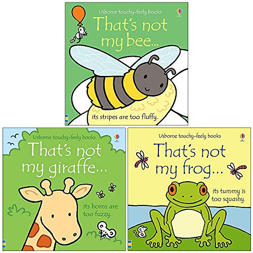 That's Not My Series 3 Books Collection Set By Fiona Watt (Bee, Giraffe, Frog)