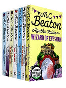 M C Beaton Agatha Raisin Series 8-14 Collection 7 Books Set (Wizard of Evesham, Witch of Wyckhadden, Fairies of Fryfam, Love from Hell, Day the Floods Came, Curious Curate, Haunted House)