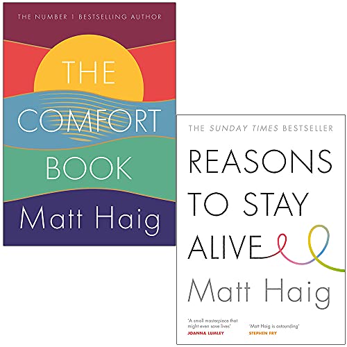 The Comfort Book & Reasons to Stay Alive By Matt Haig 2 Books Collection Set