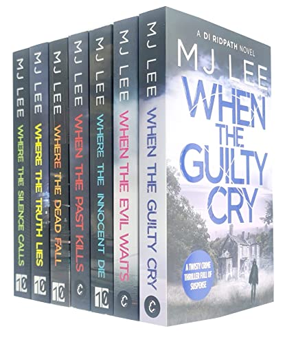 M J Lee DI Ridpath Series Collection 7 Books Set (When the Guilty Cry,When the Night Ends,Where the Innocent Die,When the Past Kills,Where the Dead Fall,Where the Truth Lies,Where the Silence Calls)