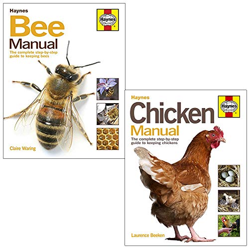 Haynes Bee Manual, Chicken Manual 2 Books Collection Set By Claire Waring & Laurence Beeken