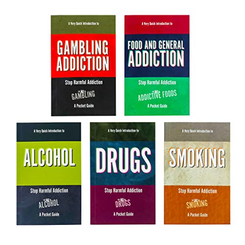A Very Quick Introduction Self Help Recovery Pocket Guide 5 Books Collection Set (Gambling Addiction, Smoking, Alcohol, Drugs, Food and General Addiction)