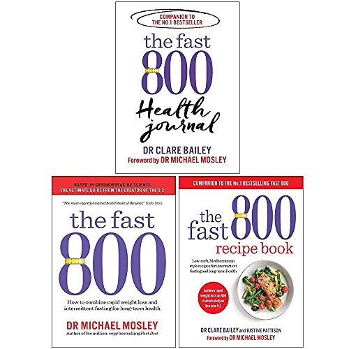 The Fast 800 Series 3 Books Collection Set by Michael Mosley, Dr Clare Bailey