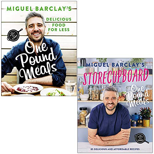 One Pound Meals Delicious Food for Less & Storecupboard One Pound Meals By Miguel Barclay 2 Books Collection Set
