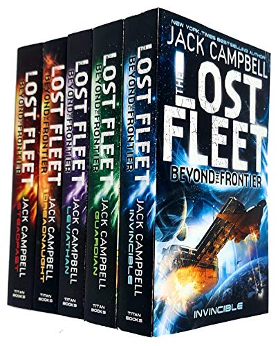 Jack Campbell Lost Fleet Beyond the Frontier Series 5 Books Collection Set