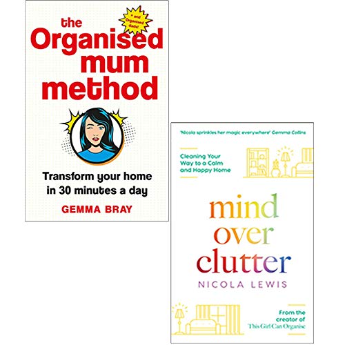 The Organised Mum Method [Hardcover], MIND OVER CLUTTER 2 Books Collection Set