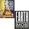 Photo of Mob Veggie and Earth Mob 2 Book Set by Ben Lebus on a White Background