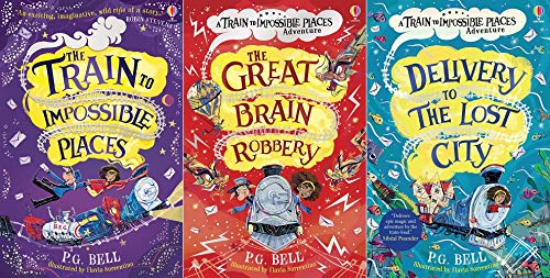 The Train to Impossible Places 3 Book Set Collection – Magical Adventure, Fantasy, Children’s Books, Imaginative Stories, Exploration, Paperback
