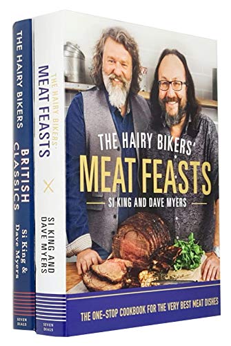 The Hairy Bikers Meat Feasts & The Hairy Bikers British Classics By Hairy Bikers 2 Books Collection Set