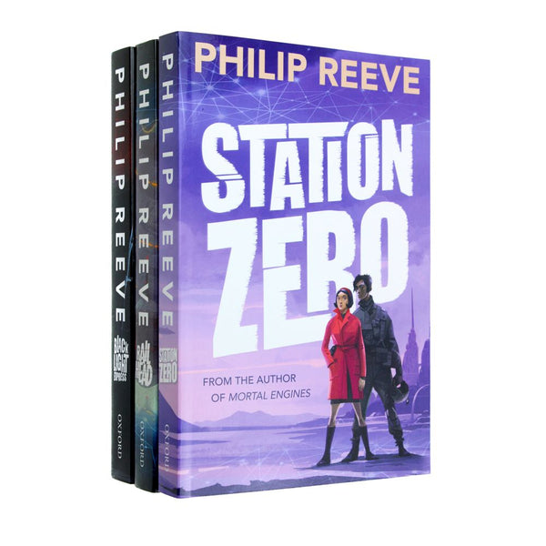 Photo of Railhead Trilogy by Philip Reeve on a White Background