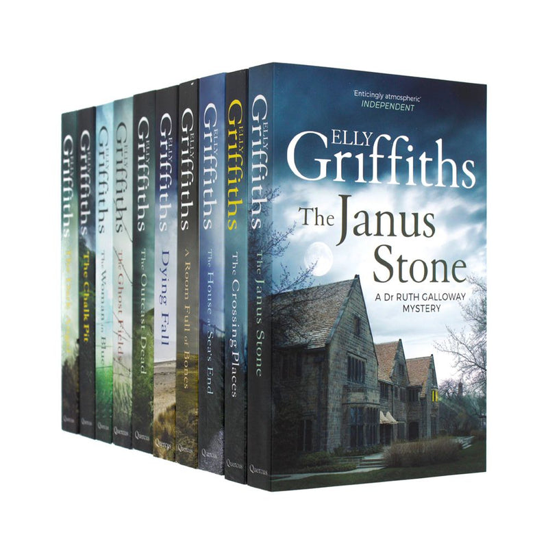 Dr Ruth Galloway Mysteries 10 Books Set Collection By Elly Griffiths, Dying Fall, Chalk Pit