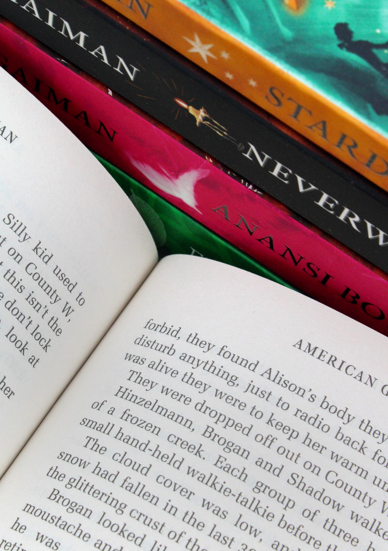 Neil Gaiman American Gods 5 Books Collection Set - American Gods, Neverwhere | Fantasy, Fiction, Paperback, Adventure,Storytelling, Urban Fantasy Book