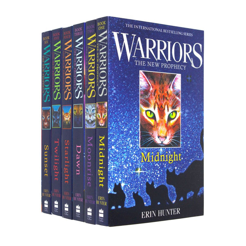 Warrior Cats Series 2 Erin Hunter 6 Books Collection Set Pack The New Prophecy