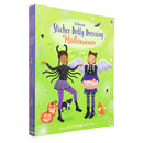 Usborne Sticker Dolly Dressing 5 Books Set Collection, Halloween, Princesses....