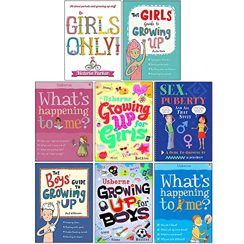 Growing Up For Boys & Girls 8 Books Collection Set (The Girls Guide to Growing Up,The Boys Guide to Growing Up,Girls Only,Sex Puberty and All That Stuff,Whats Happening to Me Girls & Boys and More)