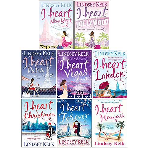 I Heart Series Collection 8 Books Set By Lindsey Kelk (New York, Hollywood, Paris, Vegas, London, Christmas, Forever, Hawaii)