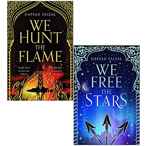 Sands of Arawiya Series | 2 Book Collection by Hafsah Faizal |We Hunt the Flame & We Free the Stars |YA Fantasy, Fictional Worlds, Magic & Adventure