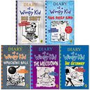 Diary of a Wimpy Kid Series 12-16 Collection 5 Books Set By Jeff Kinney (Big Shot [Hardcover], The Deep End [Hardcover], Wrecking Ball, The Meltdown, The Getaway)