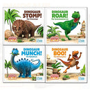 Photo of World of Dinosaur Roar 4 Book Set by Jeanne Willis on a White Background