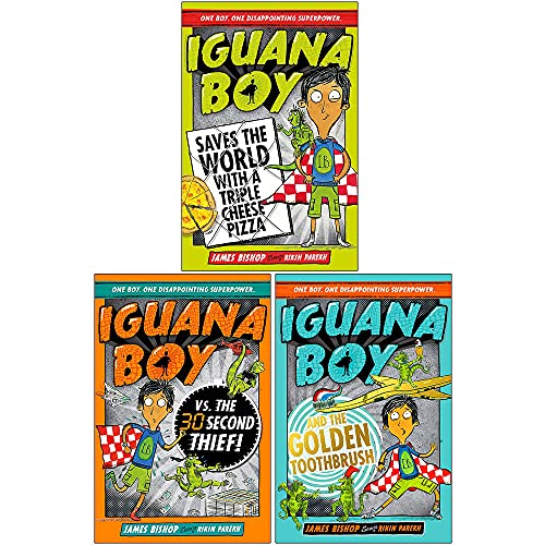 Iguana Boy Series 3 Books Collection Set By James Bishop